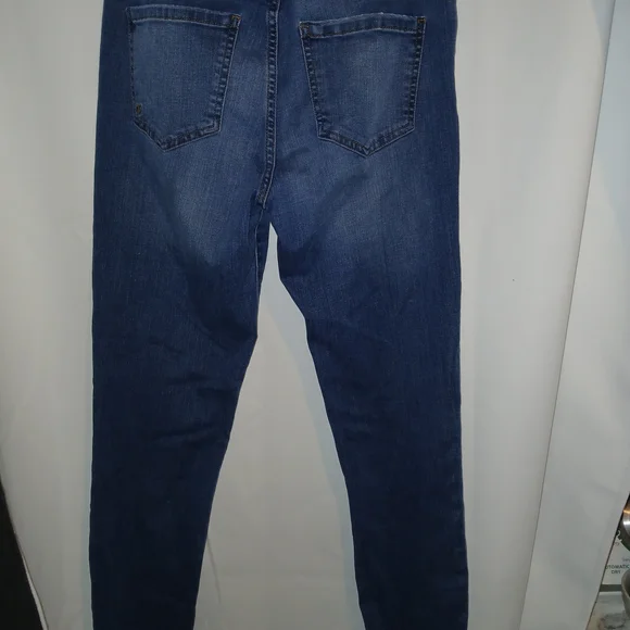 Kut from the Kloth Dark Blue High Rise Skinny Jeans - Picture 4 of 7